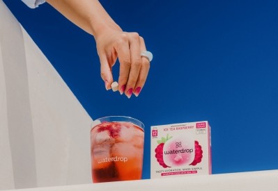 waterdrop has pioneered the concept of dissolving beverage cubes. Picture credit: waterdrop