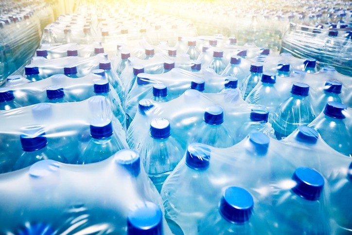 Can the plastic caps on water or soda bottles be recycled?