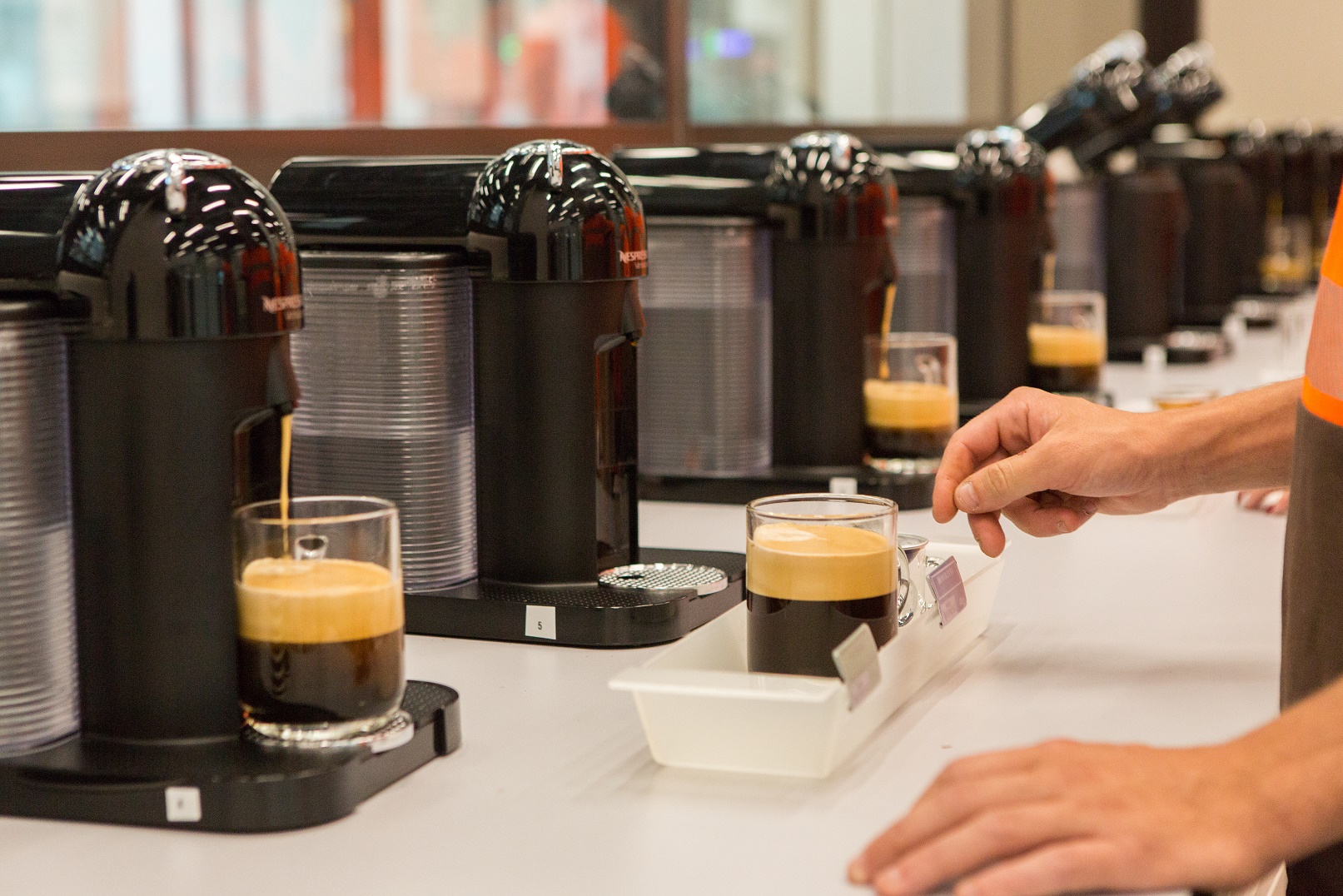 Nespresso opens center and boosts Vertuo production
