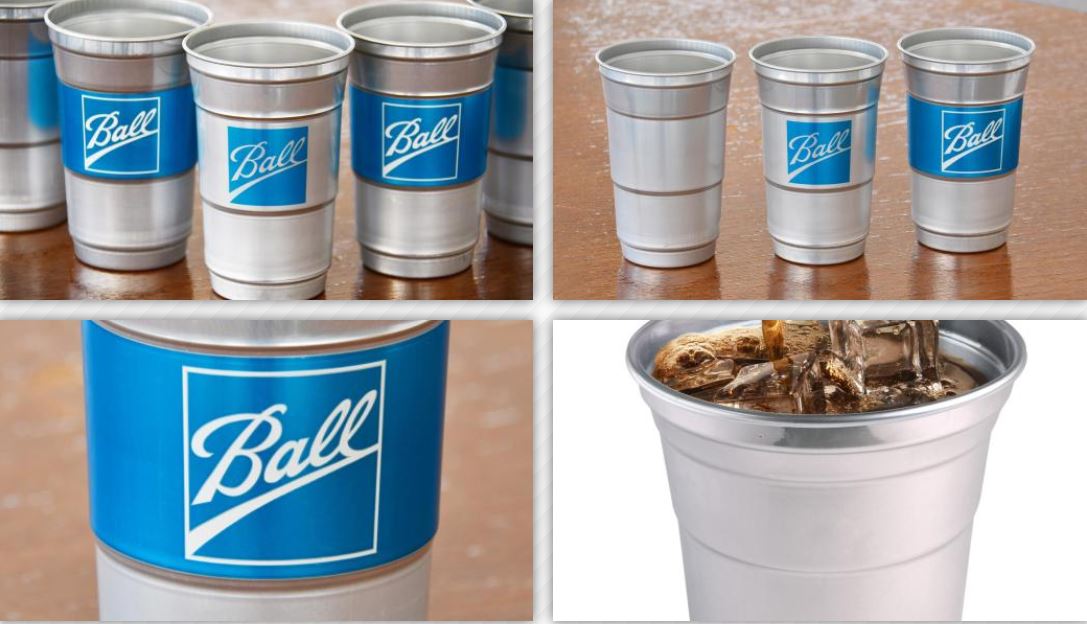 Recyclable aluminum disposable cups from Ball corp. Pretty cool I  think : r/recycling